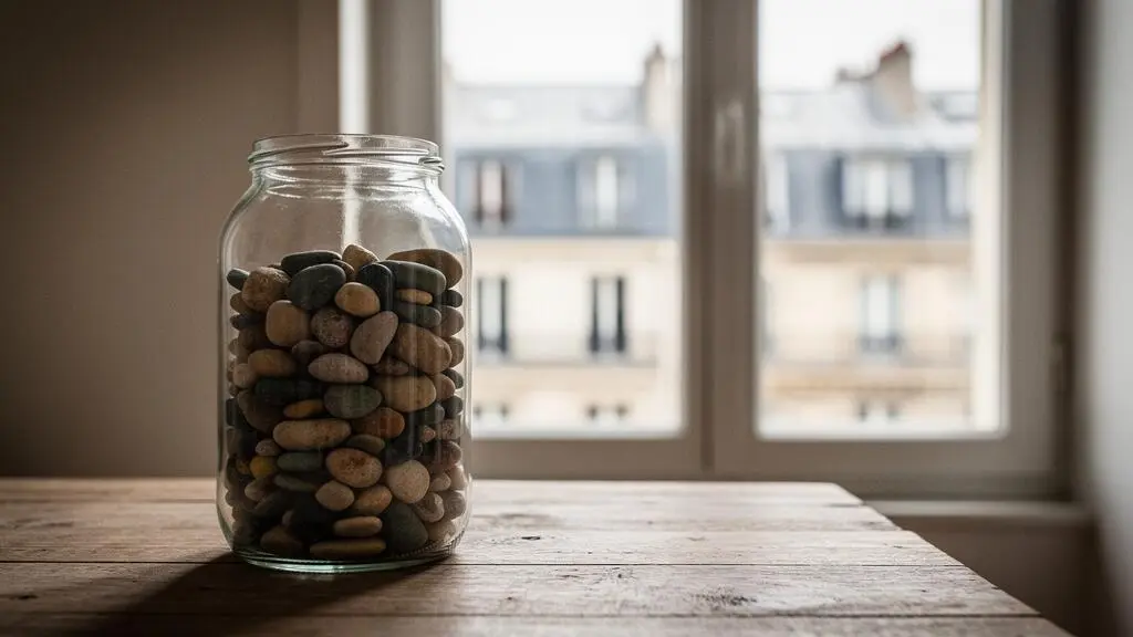 Un épargnant français observe symboliquement la diversification de son investissement dans un fonds commun de placement, entre sécurité et croissance patrimoniale.
