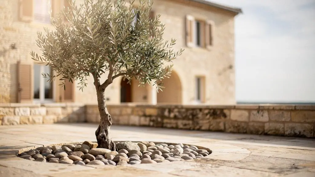 Photographie éditoriale symbolisant la transformation progressive d'une épargne en patrimoine solide sans prise de risque excessive, dans un cadre français