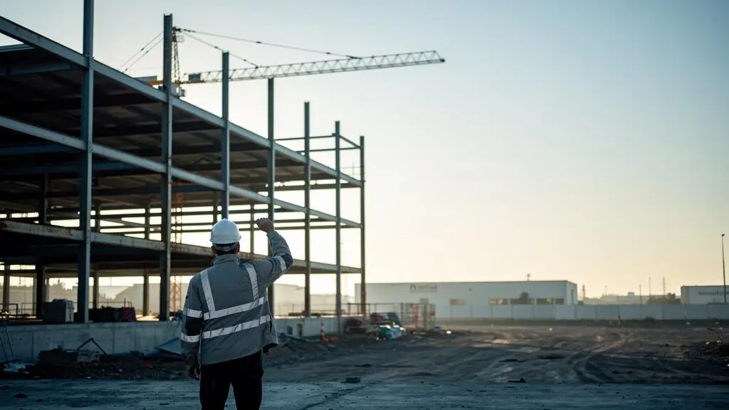 Vue symbolique d'un site industriel français en projet, illustrant la décision d'investir 2 millions d'euros