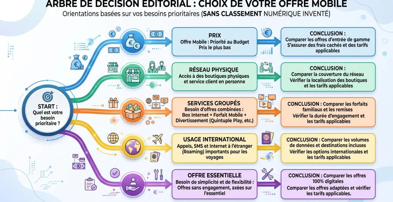 Arbre de décision pour choisir une banque traditionnelle
